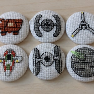 Tiny Imperial Ships Cross Stitch Patterns
