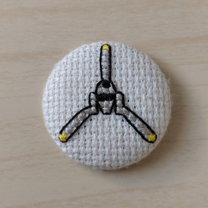 Tiny Imperial Shuttle Cross Stitch Pattern