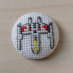 Tiny X-Wing 1 Cross Stitch Pattern image 1