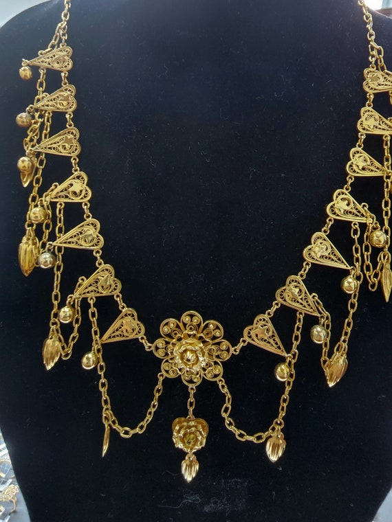 Antique Victorian 18k Gold Cleopatra Manhattan Dr… - image 2
