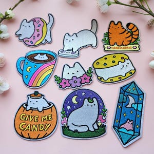 Kawaii Kitty Bügelbilder: kawaii kawaii kitty patch