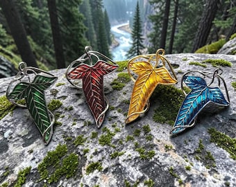 Elven Leaf Brooch Pin
