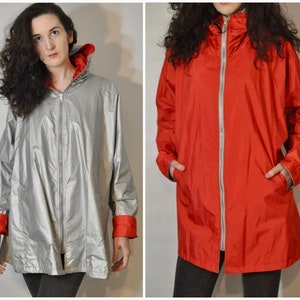 Reversible raincoat womens 2025