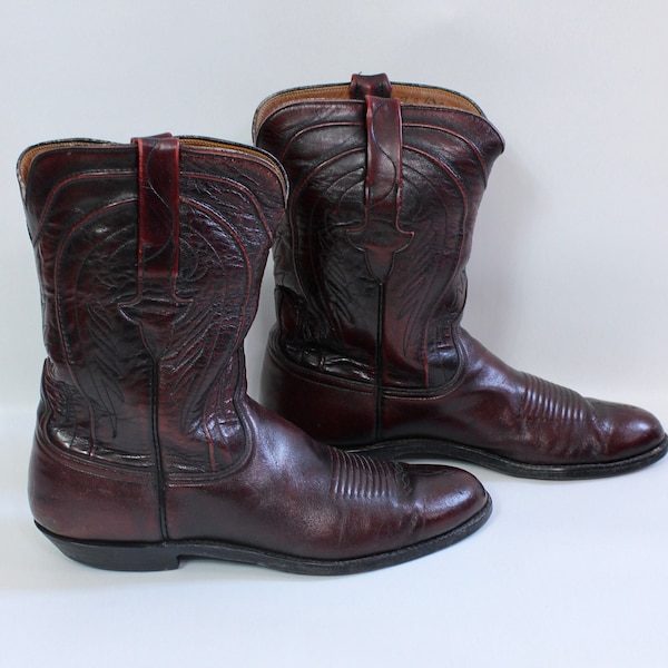 Red Cowboy Boots - Etsy