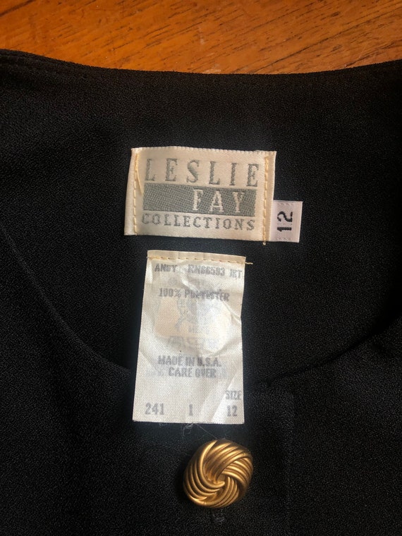 Vintage 80s Oversized Boxy Sequin Blouse Black 14