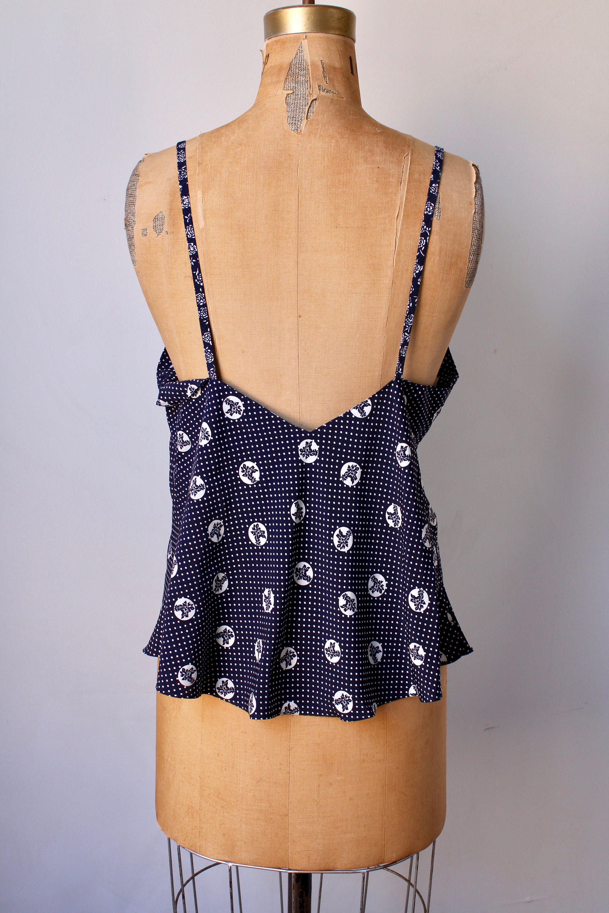 トップス dot lingerie camisole (NavyxPink) il_fullxfull.2776361247_pki7.jpg