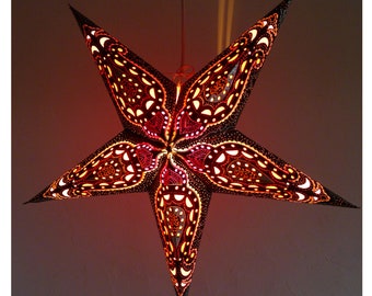Paper star lampshade, lantern, goa star, christmas, decoration