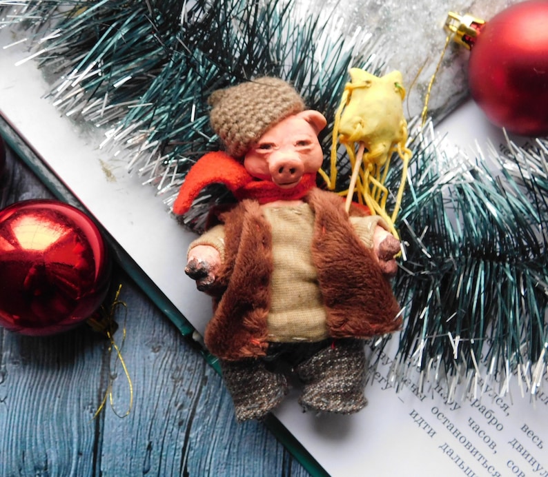 Cotton Wool Christmas Tree Toy