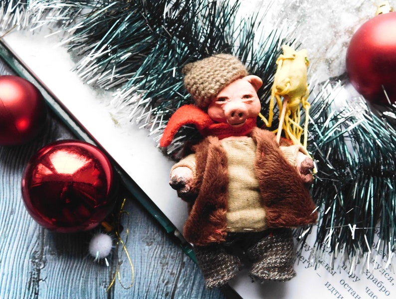 Cotton Wool Christmas Tree Toy