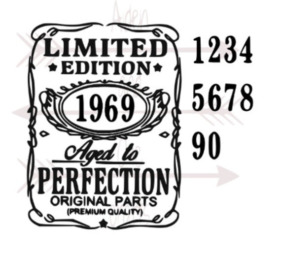 Download Limited Edition SVG Limited Edition aged to perfection SVG ...