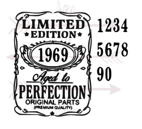 Download Limited Edition SVG Limited Edition aged to perfection SVG ...