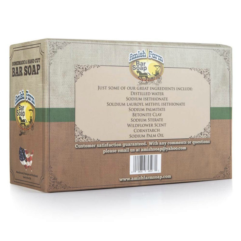 Amish Farms Handmade Bar Soap 6 oz. 6 pack Etsy
