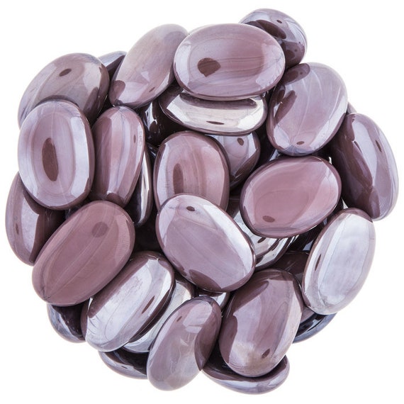 14oz 11 3 4 Weje Jumbo Oval Glass Mosaic Gems Etsy