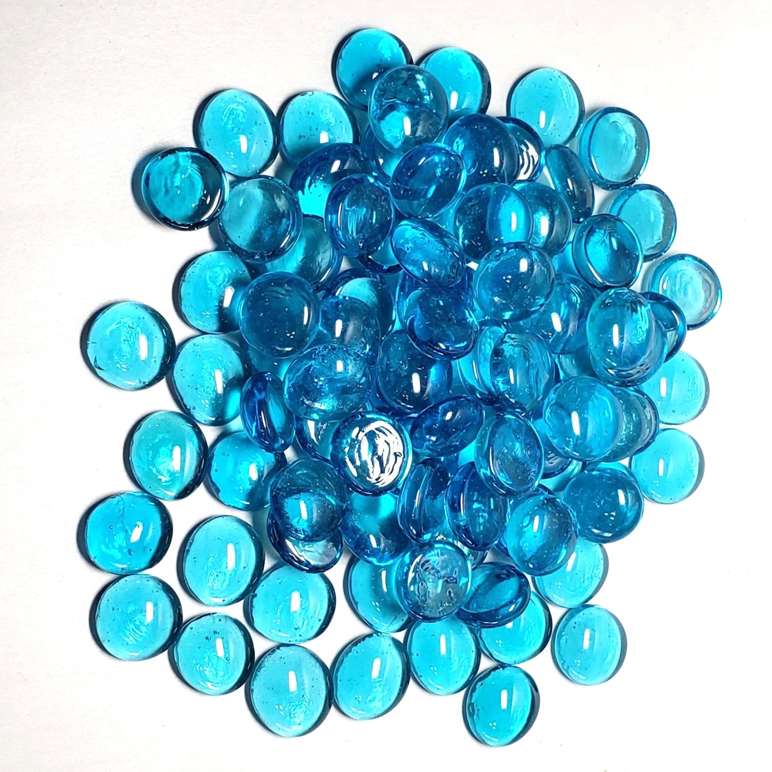 WeJe Glass Mosaic Gems Flat Back Marbles Medium 1721mm Etsy