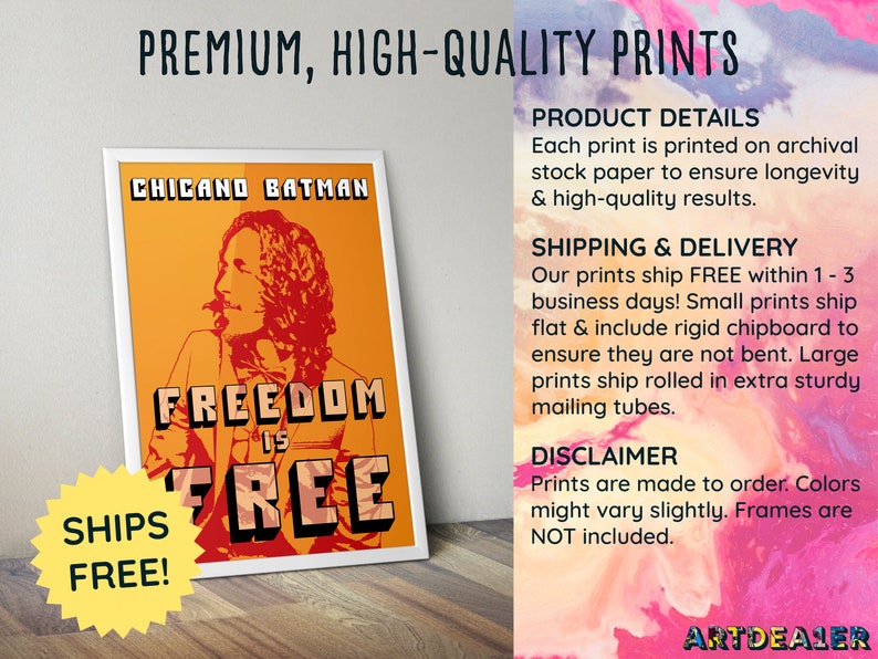 Freedom Is Free Print Chicano Batman Posters Etsy