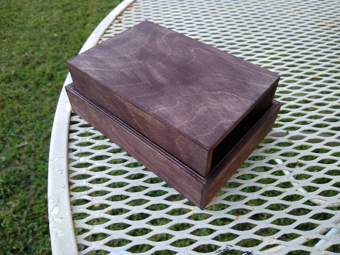 Dice Tower Roller Dark Walnut Stain Etsy