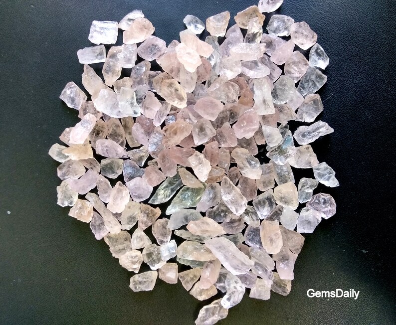 Natural Morganite Rough Loose Gemstone Uneven Shape Good - Etsy
