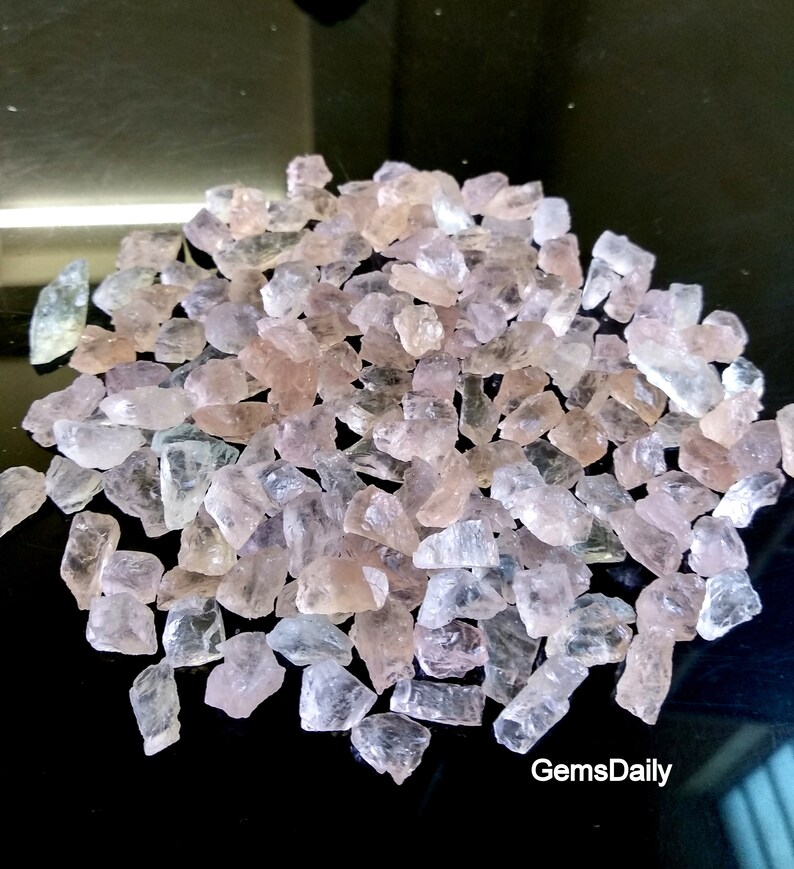 Natural Morganite Rough Loose Gemstone Uneven Shape Good - Etsy