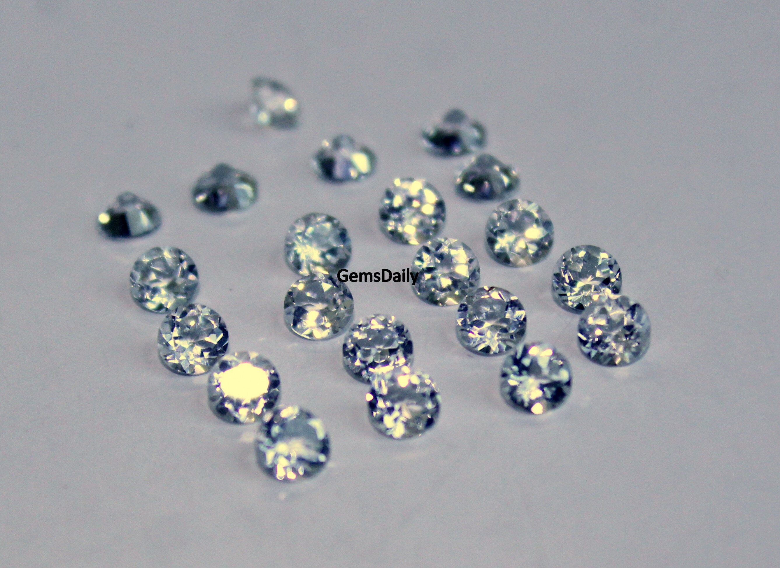 10 Piece Lot 2 MM to 8 MM AAA Quality Natural White Topaz - Etsy