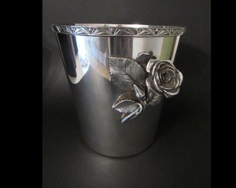 Silver plate ice bucket / wine cooler