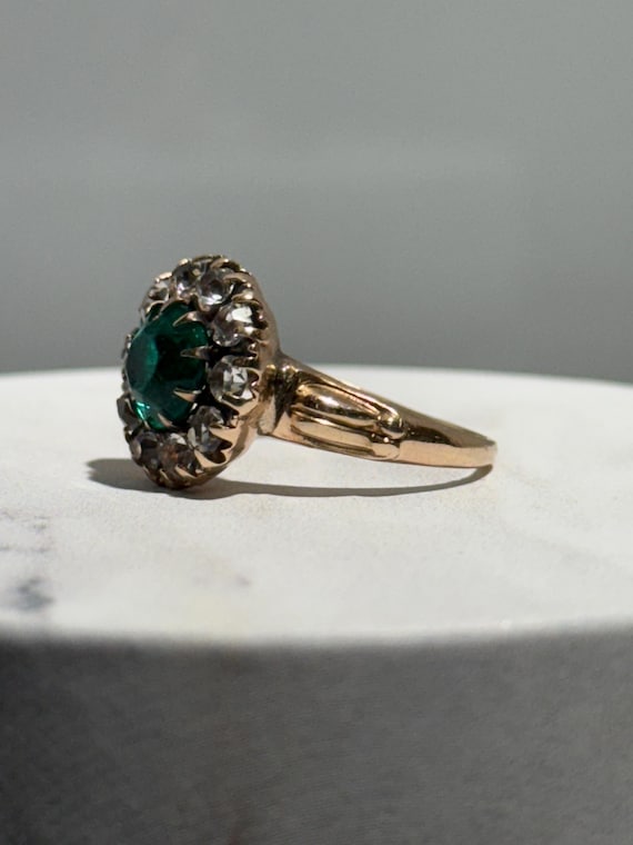 Antique Georgian Paste Ring - image 2