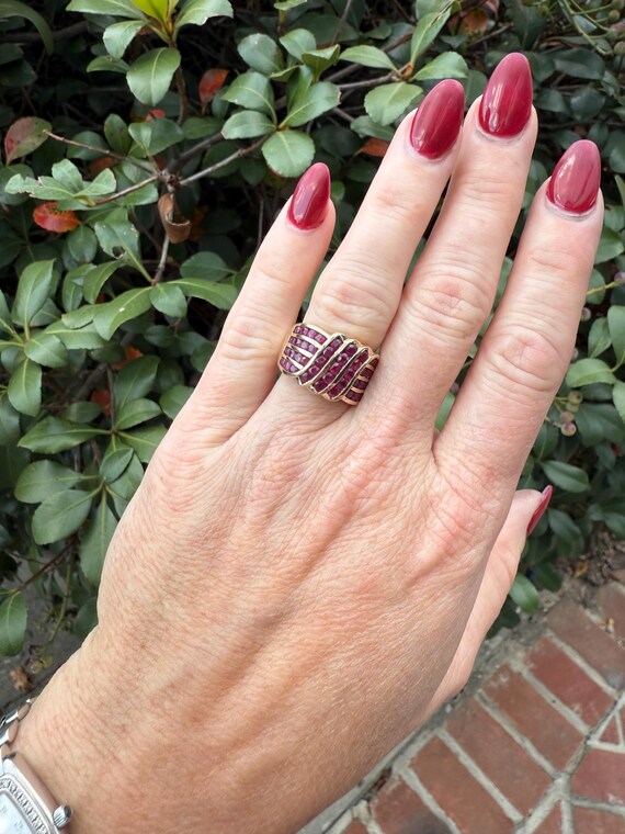 Ruby Statement Ring - image 5