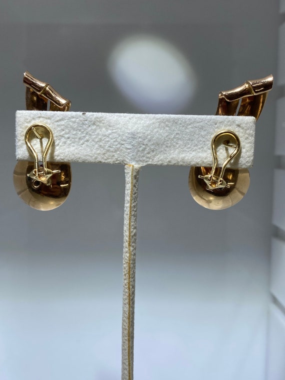 Retro Ruby and Diamond Earring Climbers - image 5