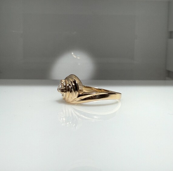 Trillion Shaped Diamond Ring - image 3