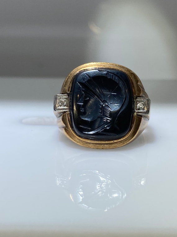 Art Deco Roman Soldier Ring