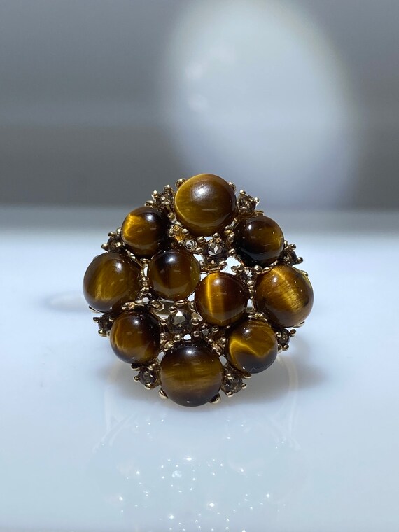 Funky Tigers Eye Ring - image 2