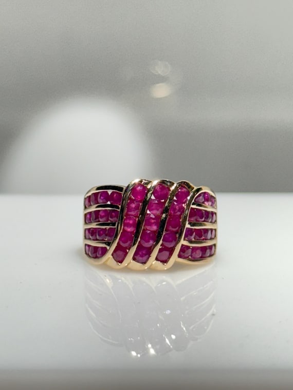 Ruby Statement Ring - image 1