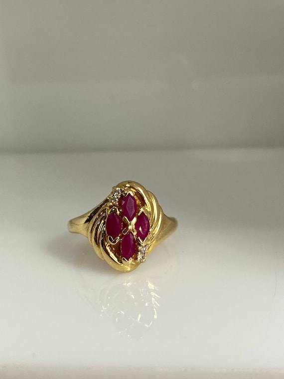 SALE Chunky Ruby Ring