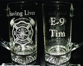 Set of 2 Fireman's 16 oz Sports Mug (PLEASE READ DESCRIPTION)