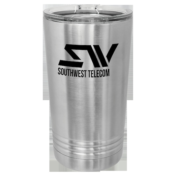 Insulated 16 oz. Laser Engraved "Pint" Tumbler.  These can be personalized (PLEASE READ DESCRIPTION)