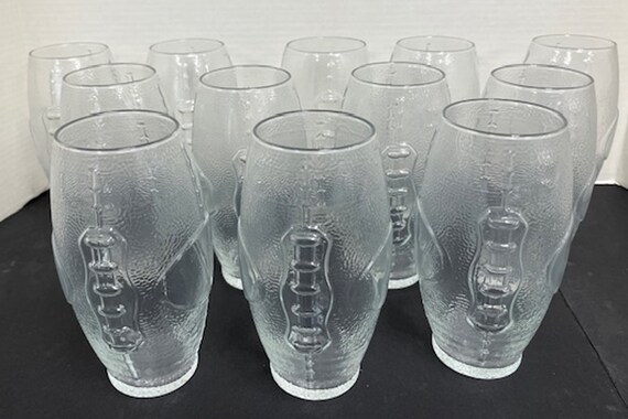 20 oz Football style Glass  (Sold in quantity of 12)