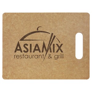 Laser Engraved 11.5 x 8.75 Eco Cutting board (Rectangle Shaped) (Ordering Instructions in DESCRIPTION)