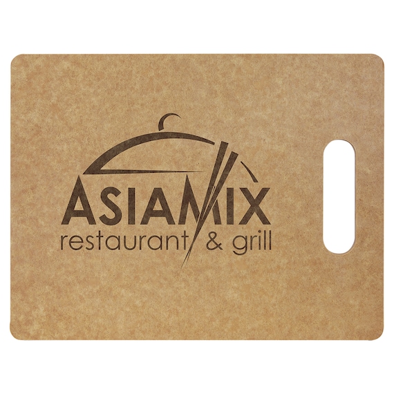 Laser Engraved 11.5 x 8.75 Eco Cutting board (Rectangle Shaped) (Ordering Instructions in DESCRIPTION)