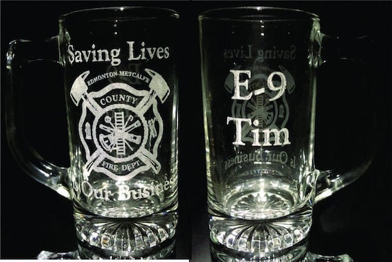 Set of 2 Fireman's 16 oz Sports Mug (PLEASE READ DESCRIPTION)