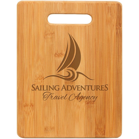 Laser Engraved Bamboo Cutting board (rectangle Shape) (Ordering Instructions in DESCRIPTION)
