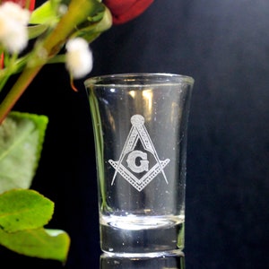 Quantity Order of 40 Masonic Shot Glasses