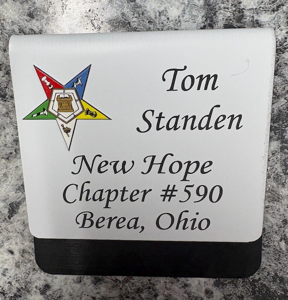 New and Improved OES Men's over the pocket or Magnetic Badge (Ordering Instructions in DESCRIPTION)