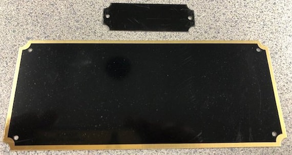 2.75 x 6.5 & Gavel plate Replacements for our Gavel Plaques  (Ordering Instructions in DESCRIPTION)