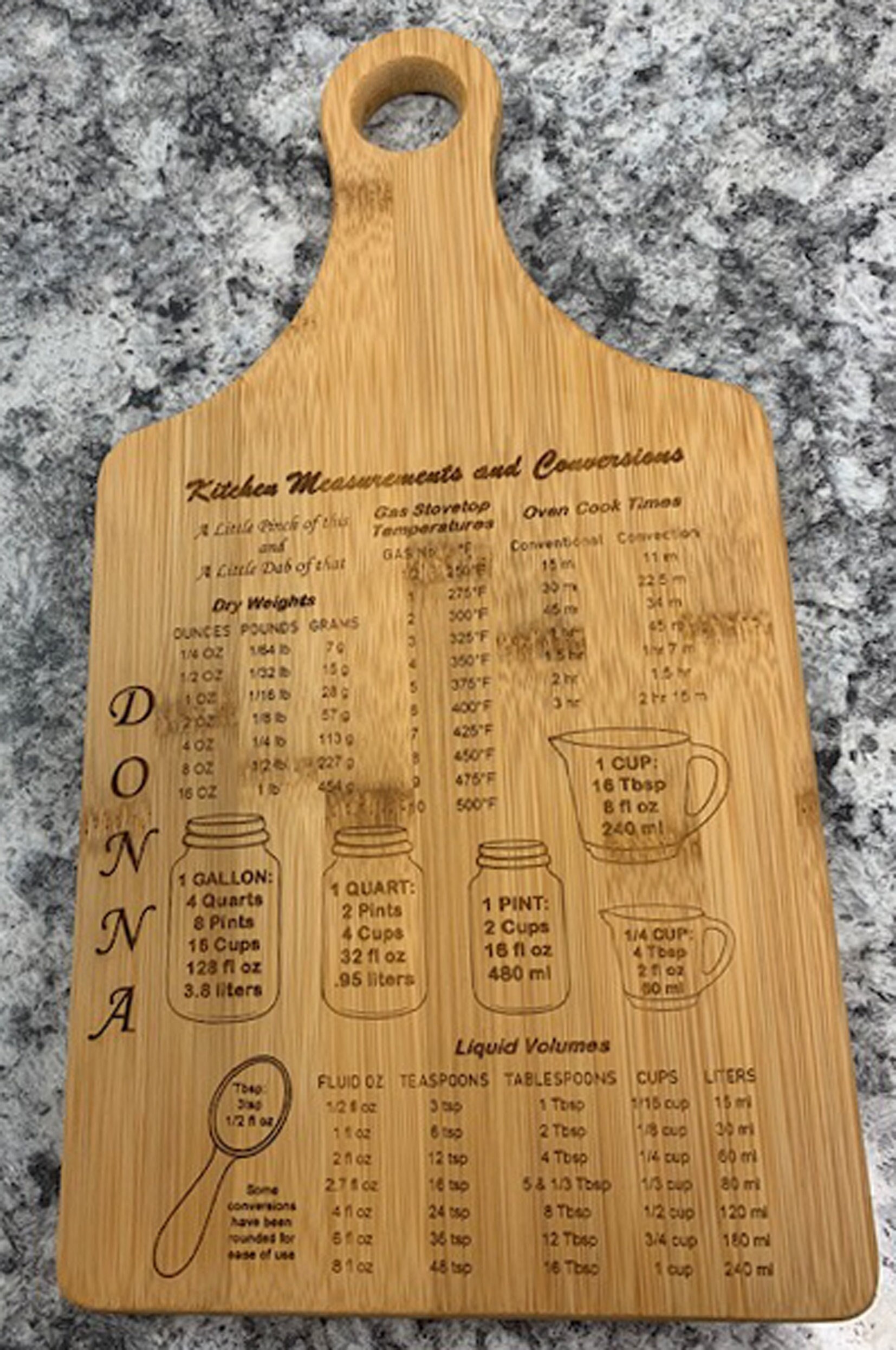 Bamboo Large Cutting Board – We Make It Personal Laser Engraving