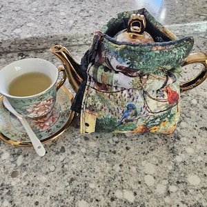 Caridal Tea Cozy- Bird Cozy- Tea Pot Cozy-Chick Tea Cozy-Tea Pot Cover-tea accessory- Tea Gift Cozy-Tea Cozy,Mom Gift,Mother&#39;s Day Gift