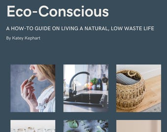 Earthwise & Eco-Conscious - How To Be Eco Friendly E-Book - Green Living Guide - Low Waste Lifestyle PDF Download