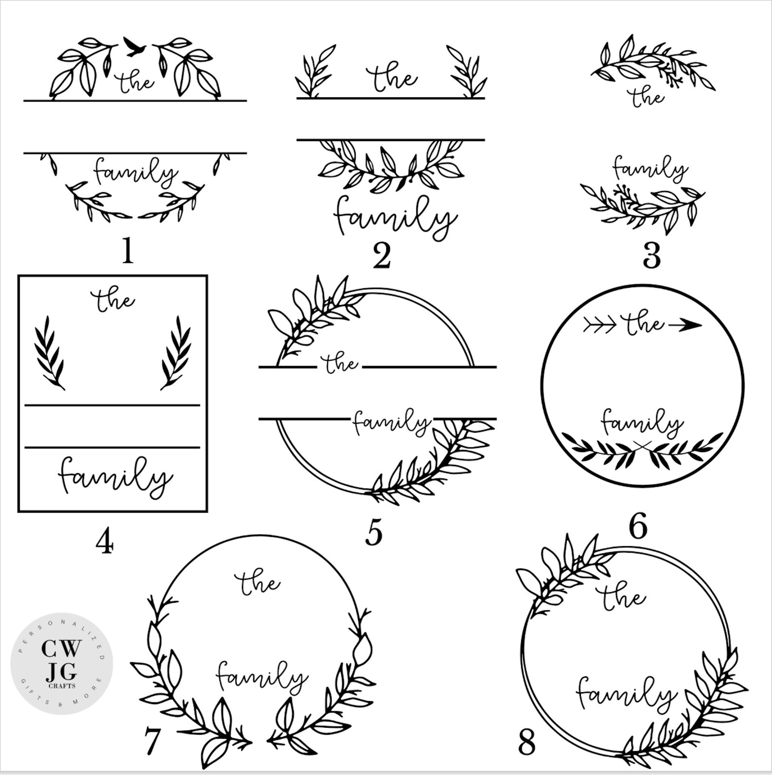 Personalized Name Stencils Name Stencils Or Name Decal Etsy