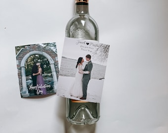 Etiqueta de vino personalizada / Etiqueta de vino de San Valentín / Etiqueta de vino / Etiqueta de boda / Etiqueta de vino de cumpleaños / Etiqueta de aniversario / Etiqueta de despedida de soltera