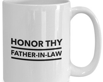 Honor thy father in law meme from the 5th commandment