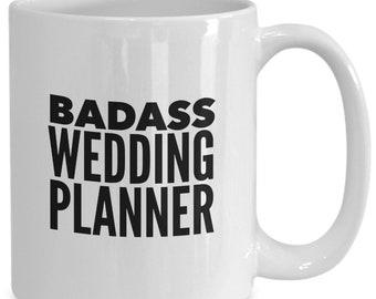 Badass Wedding Planner Regalo para el mejor planificador de bodas de la historia