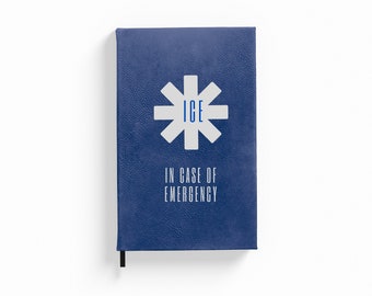 In Case of Emergency Notebook, ICE Notebook, ICE Journal, Family Planning Diary, Emergency Information for your Family / Caretaker